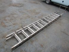 3.9M - 6.6M 2 SECTION ROOF LADDER (DIRECT GAP) [+ VAT]