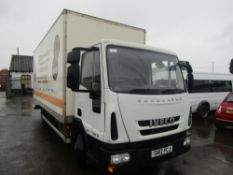 12 reg IVECO EURO CARGO BOX VAN, 1ST REG 05/12, 170701KM, V5 HERE, 2 FORMER KEEPERS [NO VAT]