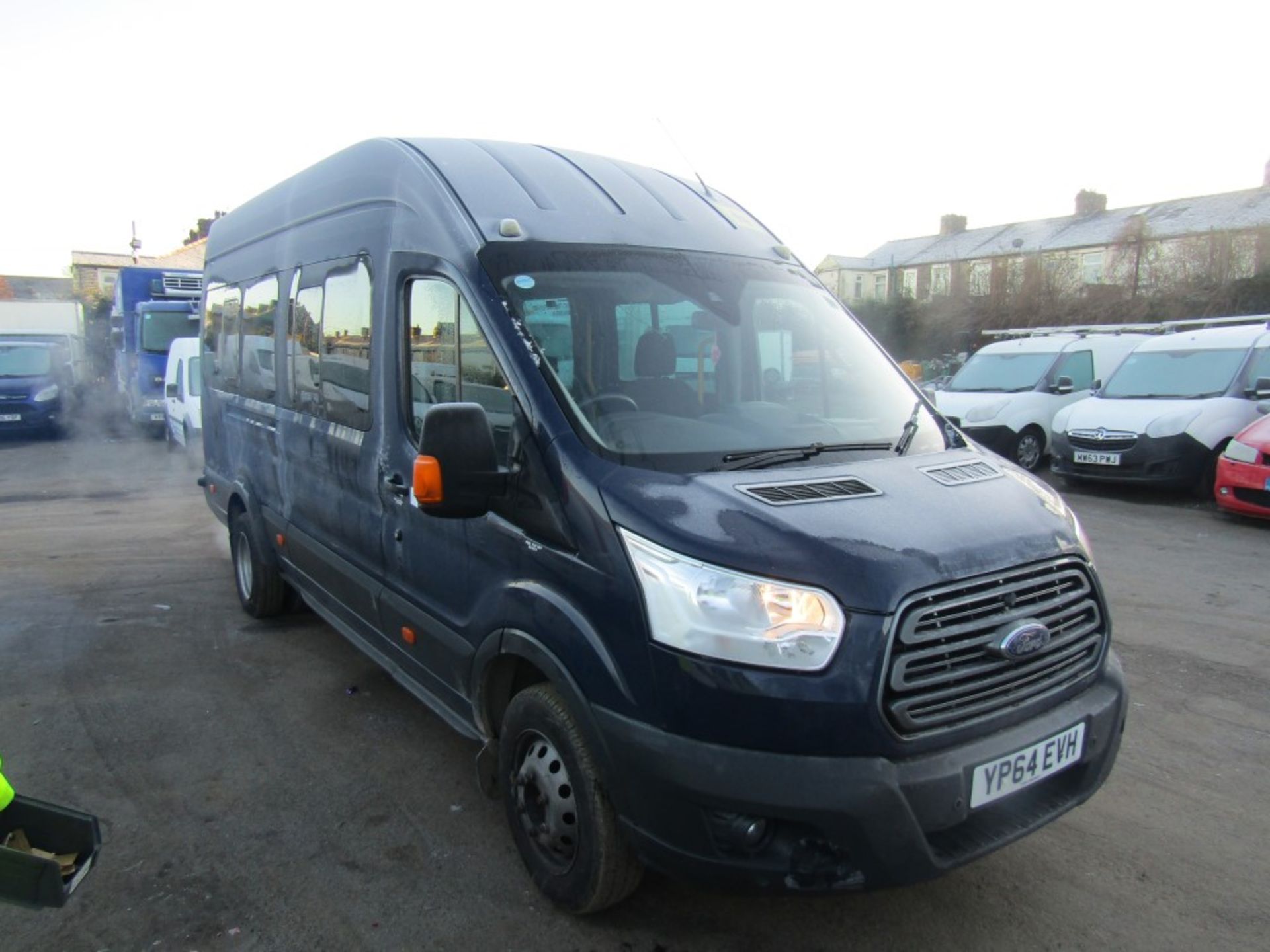 64 reg FORD TRANSIT 460 TREND 17 SEAT MINIBUS, 1ST REG 10/14, TEST 06/23, 85250M WARRANTED, V5 HERE,