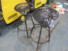 2 X TRACTOR STOOLS [+ VAT]