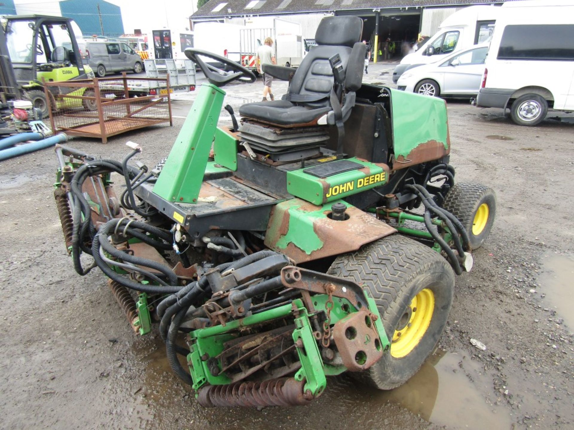 JOHN DEERE 3235 DIESEL RIDE ON MOWER, 3713 HOURS [NO VAT]