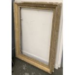 A 19th century giltwood and gesso picture frame