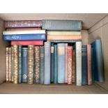 A mixed box of hardback books to include Winston Churchill's the Second World War books 1-5, Arabian