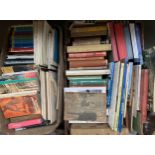 Two boxes lot of books to include DH Lawrence, Thomas Hardy, Wilkie Collins, Dickens, Goldsmith
