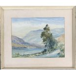 Henry R Wilkinson (1884 - 1975), watercolour, Lake District landscape, 28x38cm