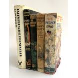 A collection of 5 first edition hardback books to include Raymond Chandler 'Spanish Blood', Norman