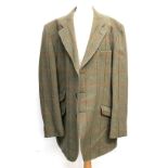 A Bladen Supasaxn single breasted herringbone tweed jacket, size 46L