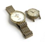 An Omega De Ville gent's quartz wrist watch, 32mm diameter; together with a Tegrov watch (no