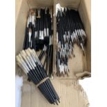 A quantity of artists brushes to include watercolour brushes etc