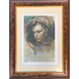 After Pietro Annigoni (1910-1988), portrait of his second wife Rosella, 1968, signed, 55x37cm
