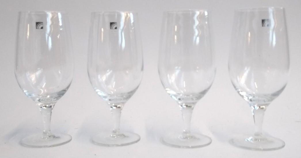 Two cut glass ships decanters, the tallest 22.5cmH, together with 5 Tudor crystal glasses and 4 - Bild 2 aus 2