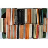 A mixed box of mainly Penguin paperback books to include Tolstoy, Chekhov, George Orwell, Evelyn