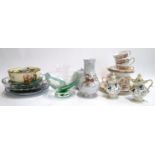 A mixed lot of ceramics to include Duchess 'Summer Glory' part tea service, a pair of Coalport '