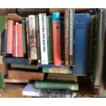 A mixed box of books mainly on the subjects of hunting and the countryside to include British