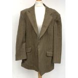 A gents tweed single breasted jacket by Bladon, 'Supasax', size 44S; together with a gents tweed