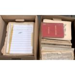 Two boxes of classical sheet music