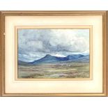 A 19th/20th century watercolour of a highland landscape, signed M L Hardings, lower left, 27x39cm