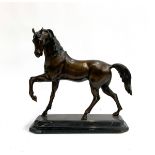 A bronze statue of a horse, 41cmH