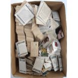 A large quantity of cigarette cards to include WD & HO Wills, Ogdens, Churchman, Players