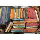 A mixed box of children's and penguin books to include Rudyard Kipling, Stalkie & Co, Richmal