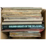 A mixed box of vinyl LPs to include classical