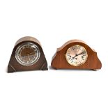 Two Bentima mantel clocks