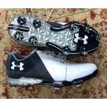 A pair of little used Under Armour UK 10.5 golf shoes