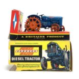 A Britains Fordson Super Major Diesel Tractor No. 171F with metal wheels, boxed