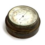A Ross of London pocket barometer, the case as found