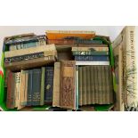 A mixed box of books mainly natural history interest to include Familiar wild flowers by F. Edward