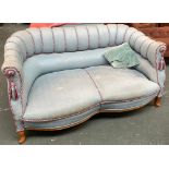 A Victorian two seater sofa