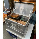 An aluminium tool chest by Betra containing a large quantity of engineers tools, to include cased