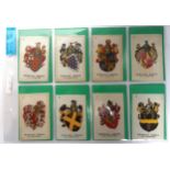 A set of Godfrey Phillips BDV Heraldic Series medium cigarette silks