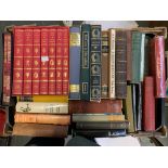 A quantity of folio society books to include Jane Austen and Anthony Trollope, along with Arabian