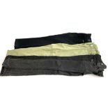A pair of 7 for all man kind high waist Roxanne black jeans, size 27, together with a pair of Diesel
