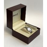 An Ingersoll Diamond stainless steel wrist watch with date aperture, 32mm diameter, in box