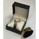 A boxed gents Rotary wristwatch, model GB02227/02; together with a further Rotary watch (af)