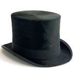 A silk top hat, size 7