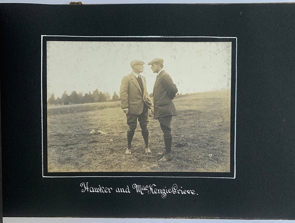 Aviation interest, a photograph album presented to Sir Charles Alexander Harris, Governor of - Bild 8 aus 8