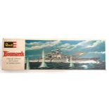 A Revell Bismarck battleship model kit H-350