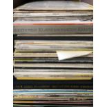 A mixed box of vinyl LPs to include classical and some other genres