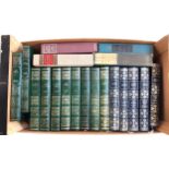 A mixed box of hardback classics to include Thomas Hardy, Georges Simenon, Tolstoy, Wilkie