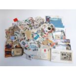 A large quantity of stamps to include penny black anniversary stamp, world cup 1966 etc