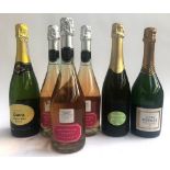 San Leo Rosato NV (75cl/11%) 3 BOTTLES; Fortnum & Mason Prosecco Superiore (75cl/11.5%); Cava (