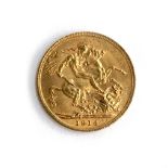 A 1914 gold sovereign