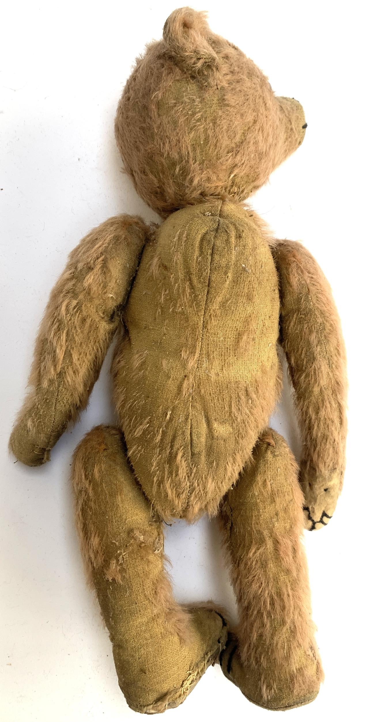 A vintage teddy bear, approx. 35cmL - Bild 3 aus 3