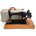 A Singer sewing machine, model number Y6402480