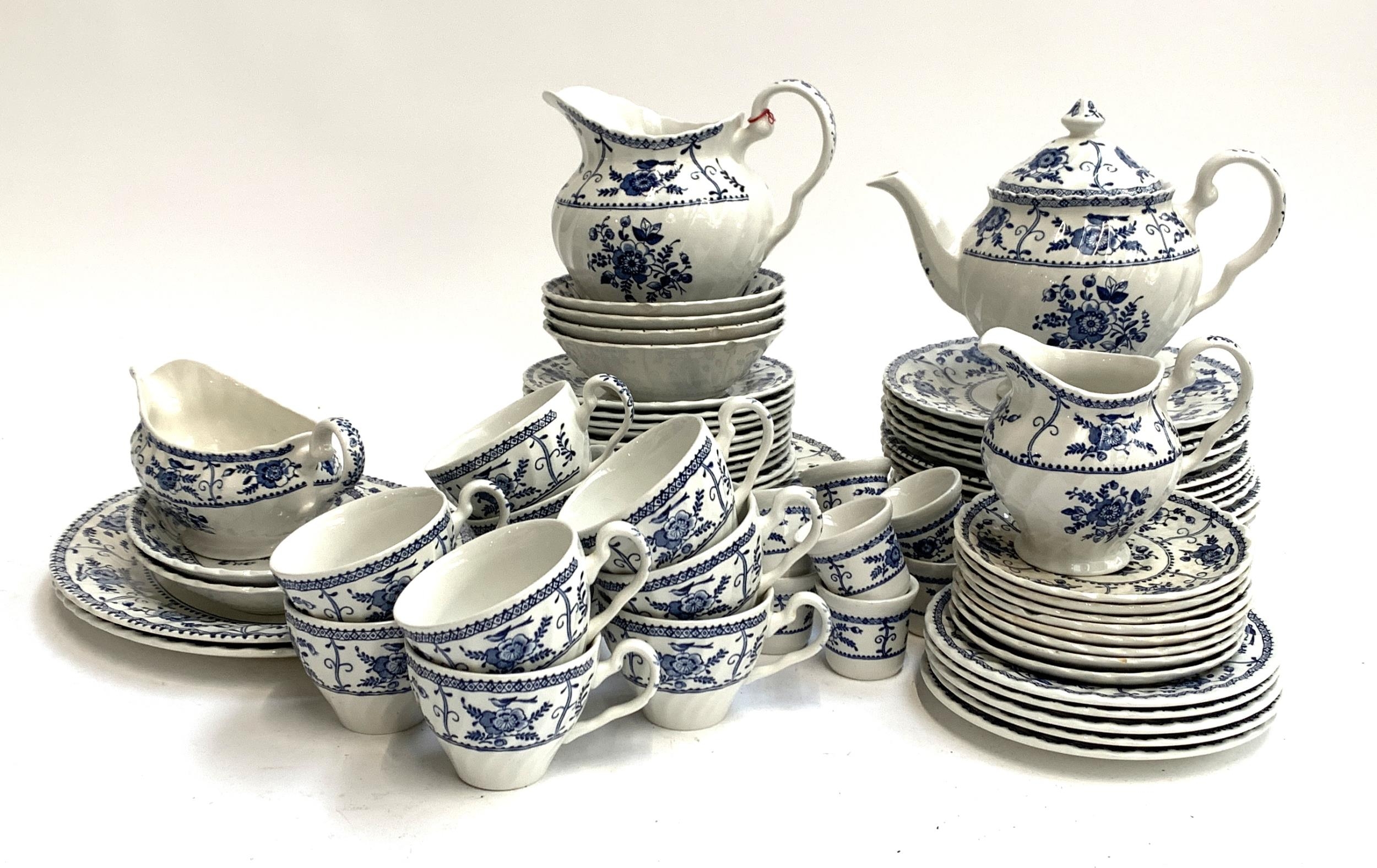 A Johnson Bros 'Indies' dinner service (approx. 75 pieces) to include teapot, milk jug, water jug,