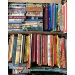 Two mixed boxes of children's books to include annuals, Pinky and Perky, Jack and Jill, Crystal,