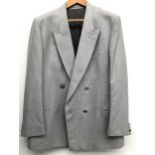A James Barry wool double breasted blazer, size 48R, with jacket cover, together with a Chester